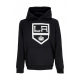 felpa cappuccio uomo nhl primary logo graphic hoodie loskin BLACK