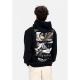 felpa cappuccio uomo scout hoodie x attack on titan BLACK