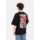 maglietta uomo japan wave warrior tee BLACK