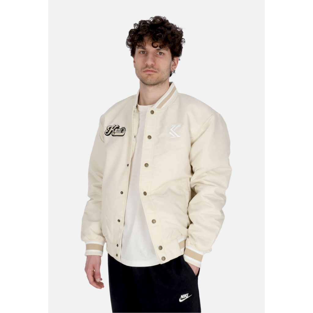 giubbotto bomber uomo og diner bowling jacket OFF WHITE