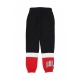 pantalone tuta leggero donna w nba colour block jogger chibul BLACK/FRONT DOOR RED