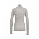 Maglia a collo alto grigio