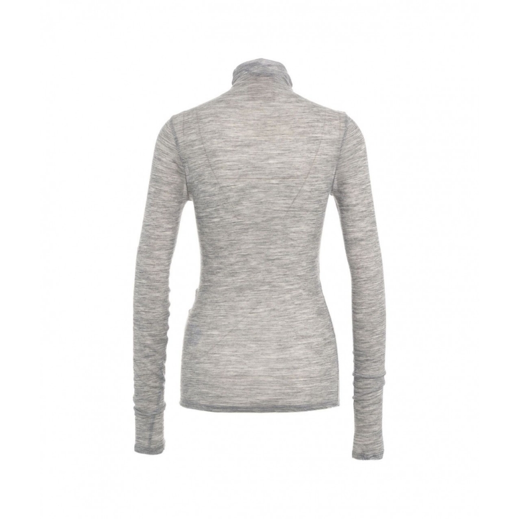 Maglia a collo alto grigio