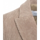 Blazer in velluto a coste beige