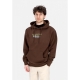 felpa cappuccio uomo scout hoodie x attack on titan BROWN