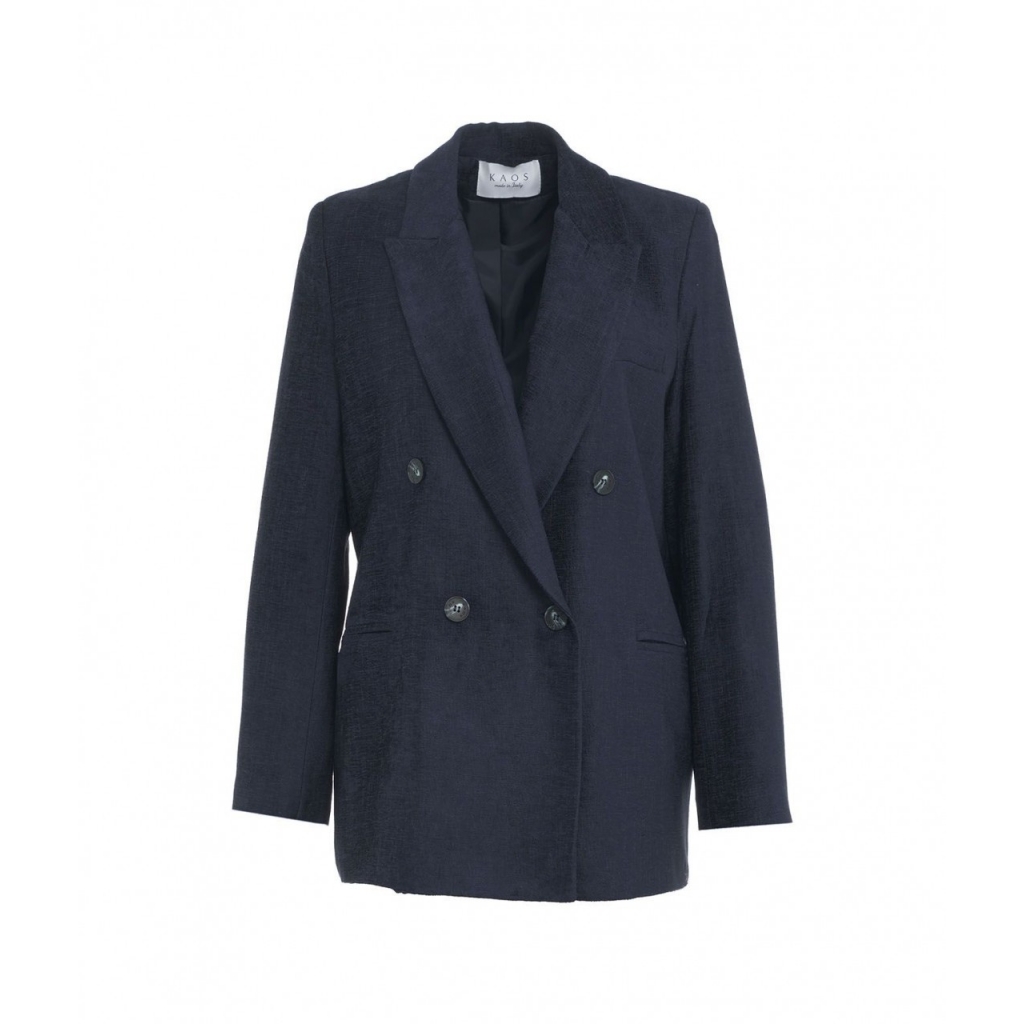 Blazer doppiopetto blu scuro