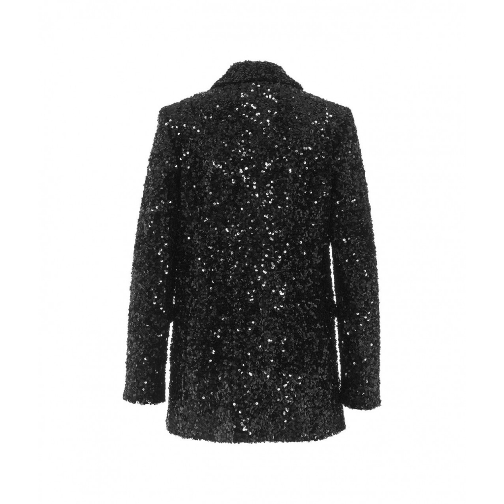 Blazer di paillettes nero