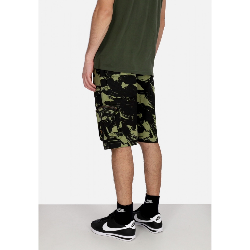 pantalone corto uomo cargo shorts MILITARY/CAMO