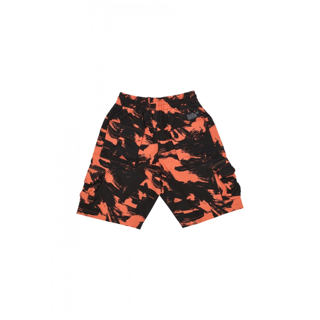 pantalone corto uomo cargo shorts ORANGE/CAMO