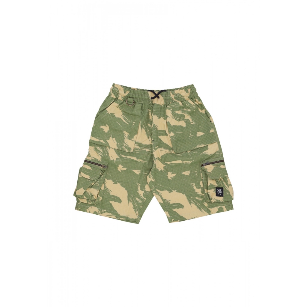 pantalone corto uomo cargo shorts CAMO