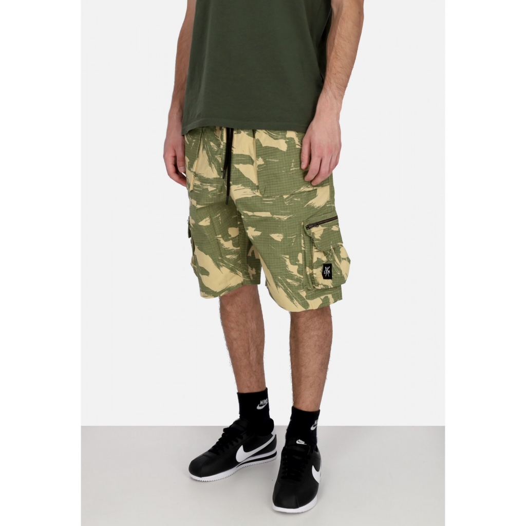 pantalone corto uomo cargo shorts CAMO