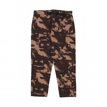 pantalone lungo uomo hidden cargo pants BROWN/CAMO