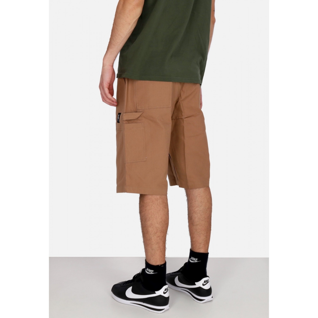 pantalone corto uomo worker shorts BROWN