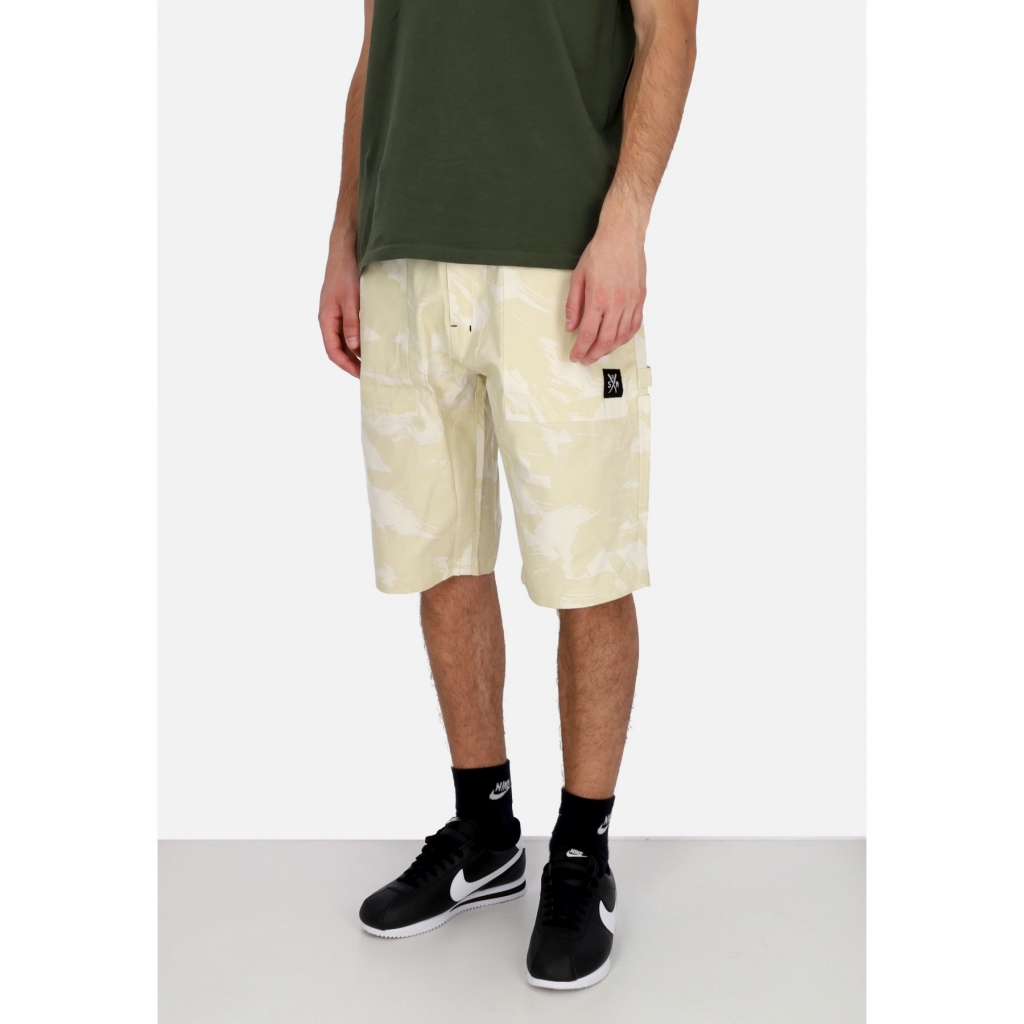 pantalone corto uomo worker shorts OFF WHITE/CAMO