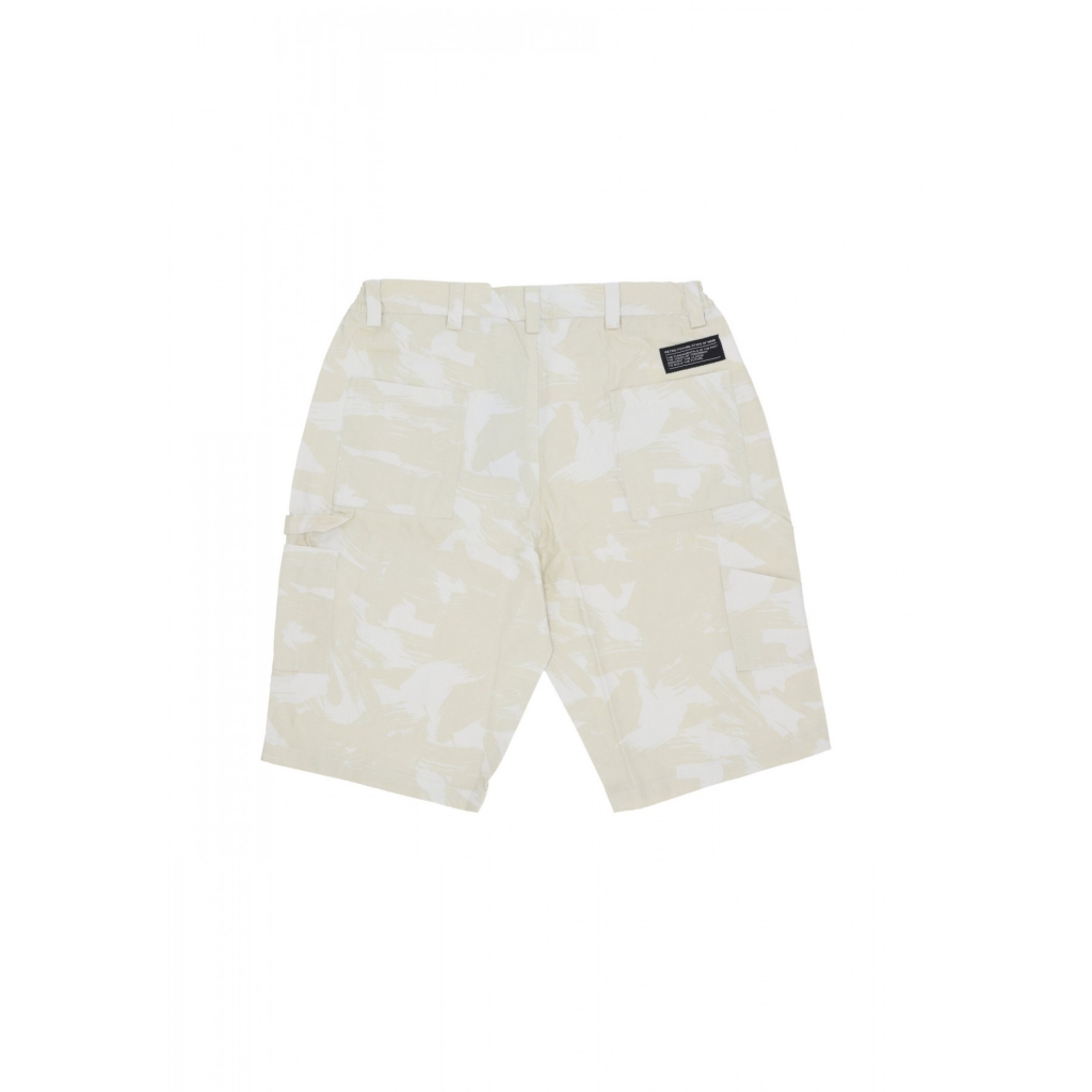 pantalone corto uomo worker shorts OFF WHITE/CAMO