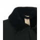 Overshirt in montone nero