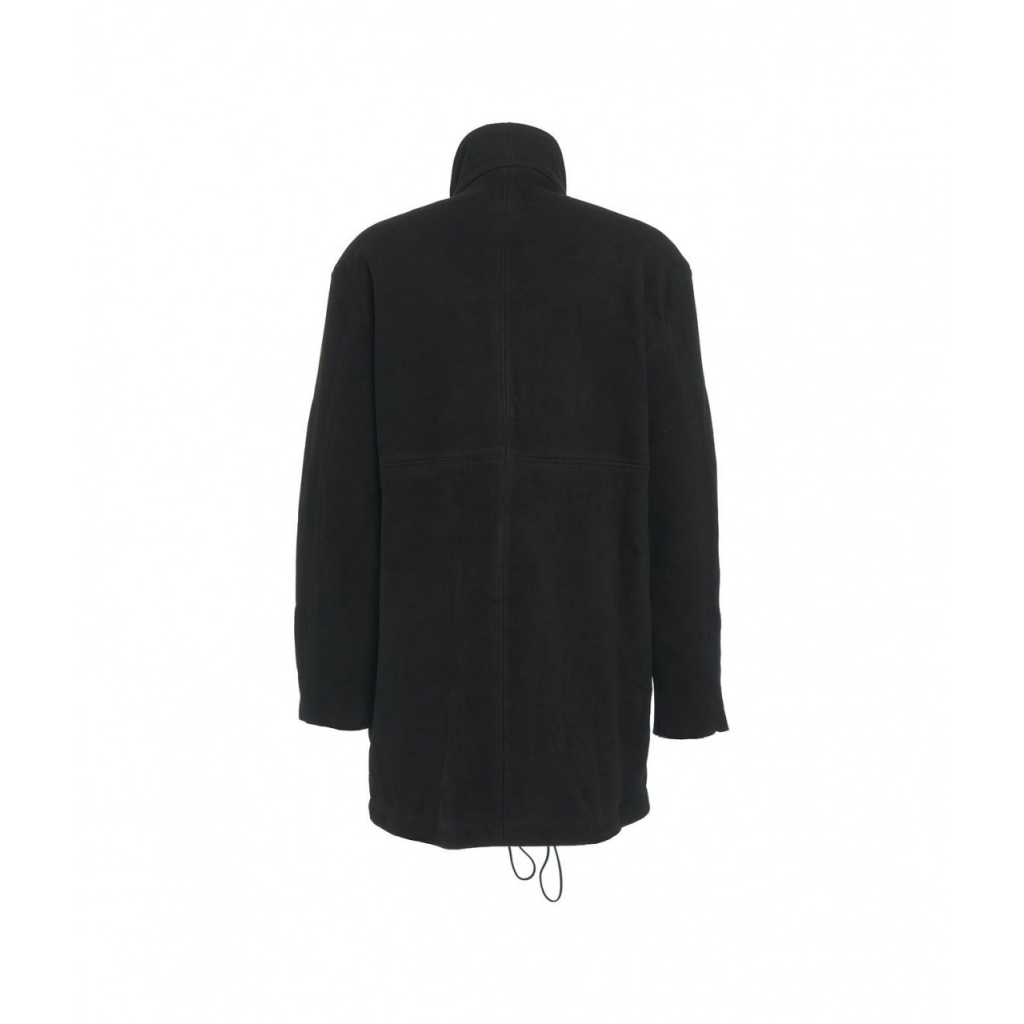 Cappotto in montone nero