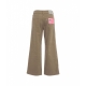 Pantaloni Brea in velluto a coste beige