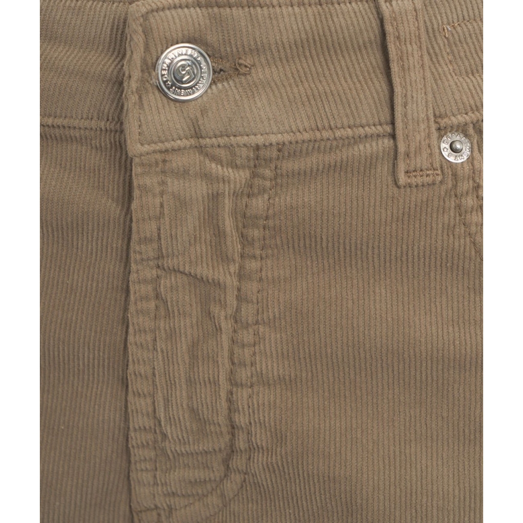 Pantaloni Brea in velluto a coste beige