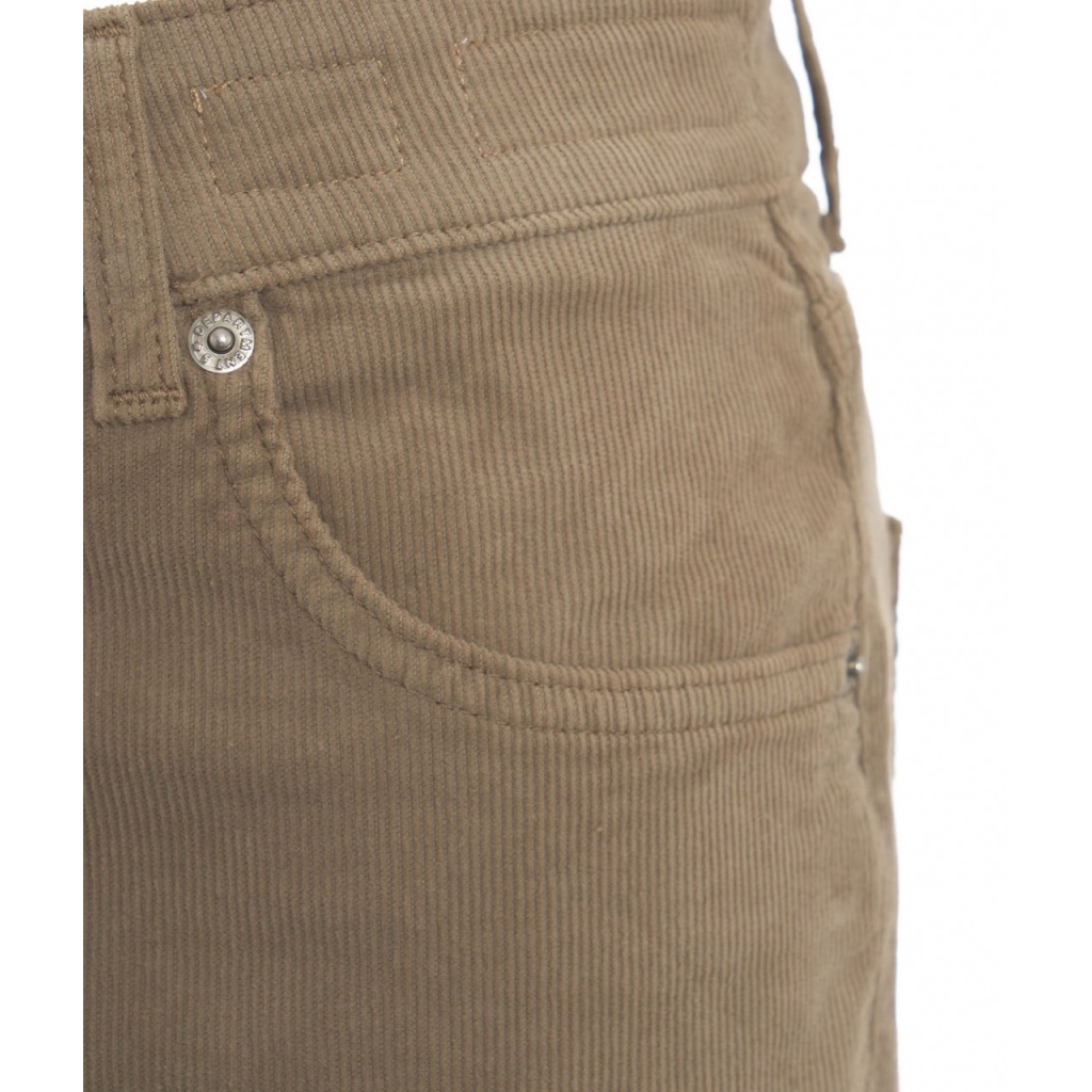 Pantaloni Brea in velluto a coste beige