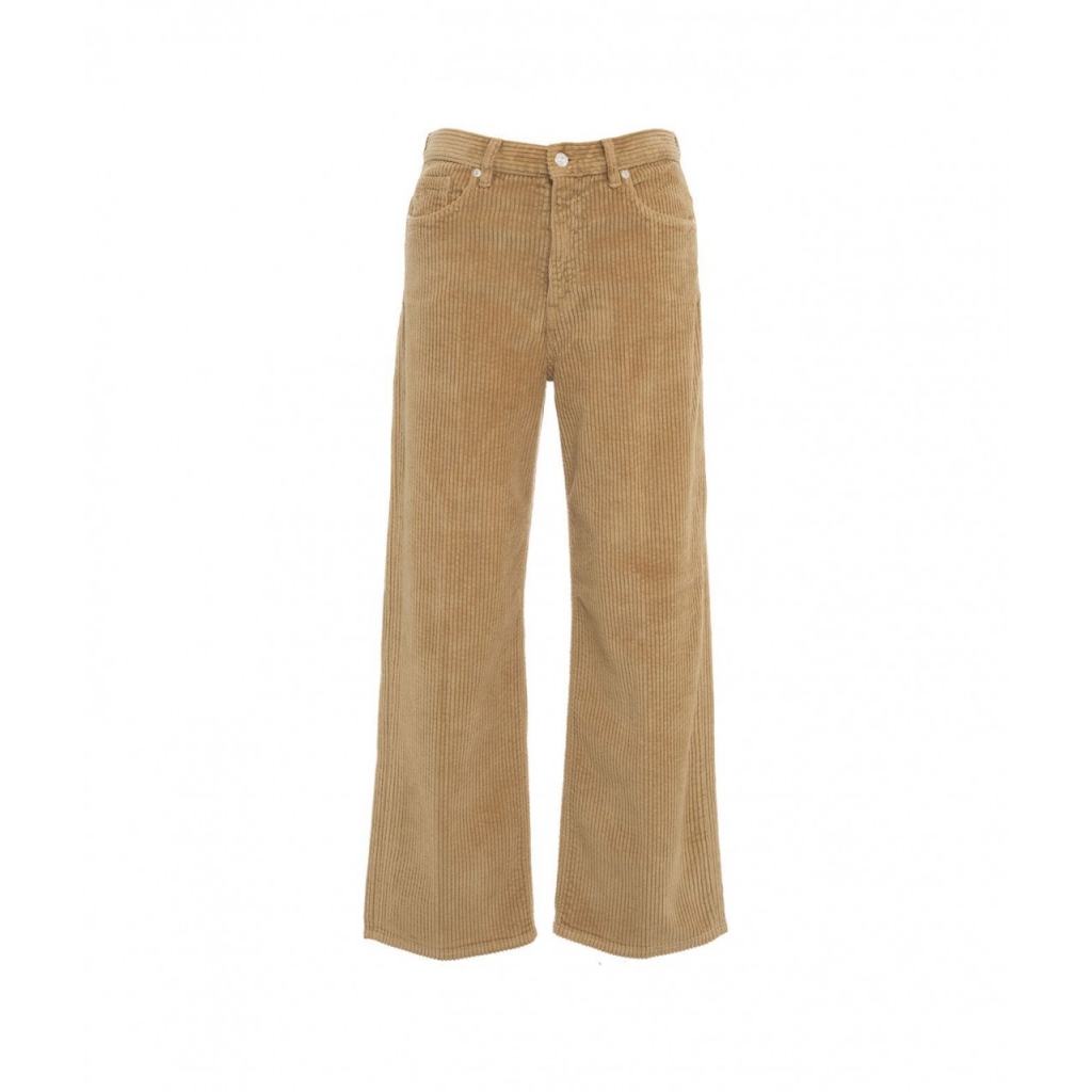 Pantaloni Elsa in velluto a coste beige