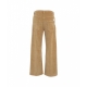 Pantaloni Elsa in velluto a coste beige