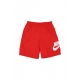 pantaloncino uomo club woven short UNIVERSITY RED/WHITE