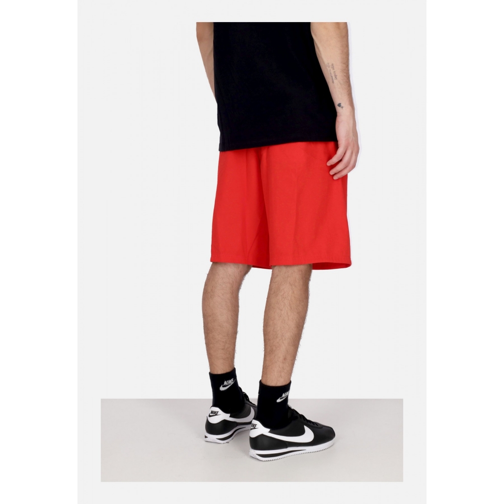 pantaloncino uomo club woven short UNIVERSITY RED/WHITE