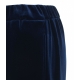 Pantaloni in velluto blu scuro