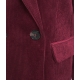 Blazer in velluto a coste Lafayette bordeaux