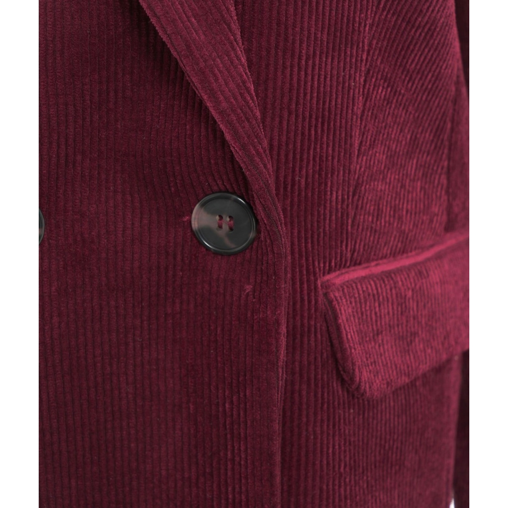 Blazer in velluto a coste Lafayette bordeaux