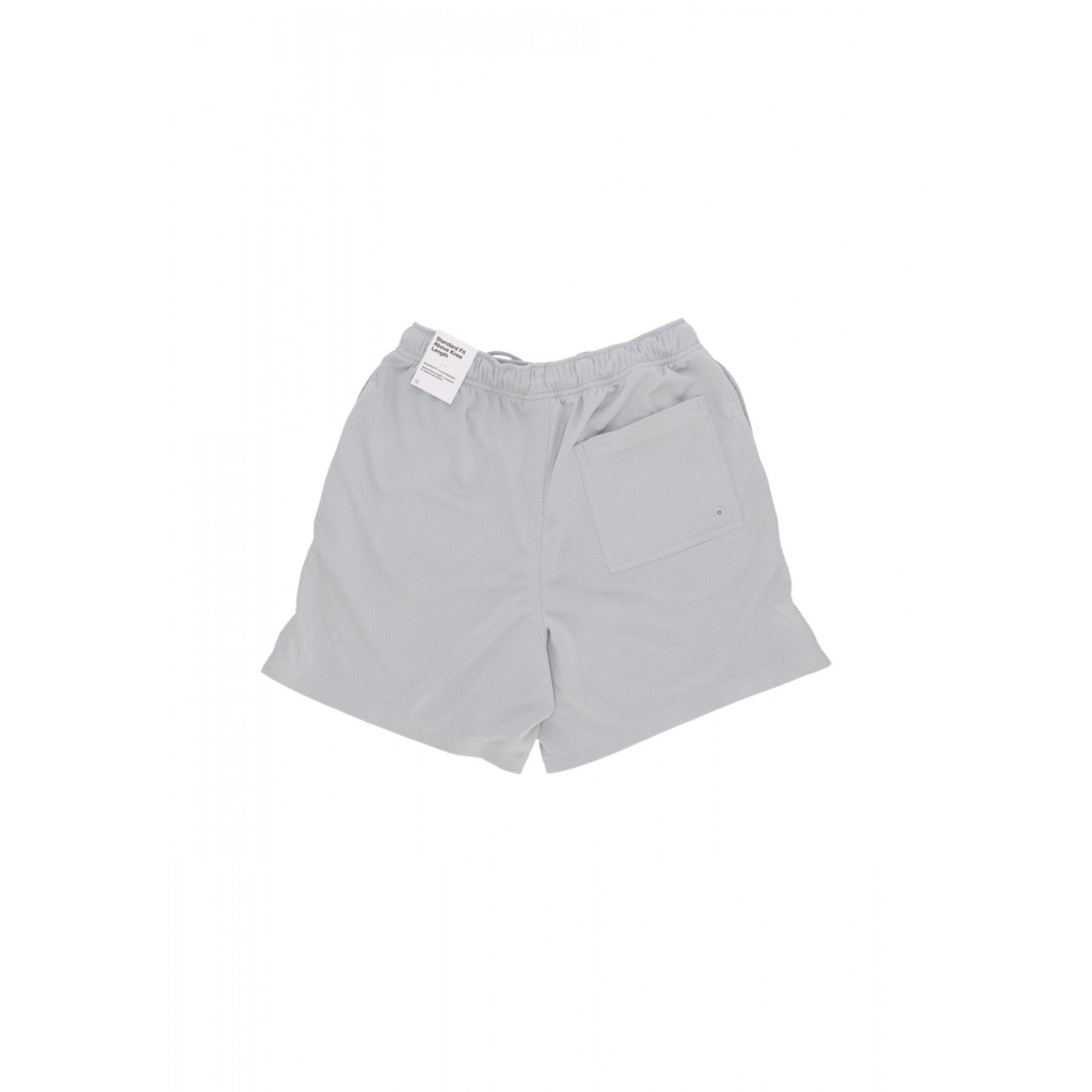 pantaloncino tipo basket uomo club flow mesh short LT SMOKE GREY/WHITE