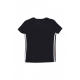 maglietta ragazzo sportswear club+ poly tee BLACK