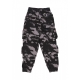 pantalone lungo uomo cargo joggers BLACK/CAMO