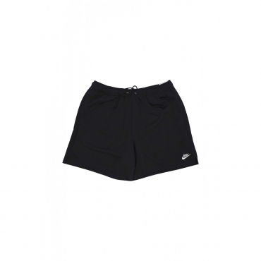 pantaloncino tipo basket uomo club flow mesh short BLACK/WHITE