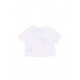 maglietta corta ragazza sportswear futura crop tee WHITE