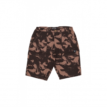 pantalone corto uomo worker shorts BROWN/CAMO