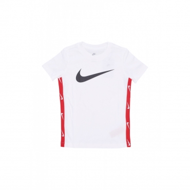 maglietta ragazzo sportswear club+ poly tee WHITE
