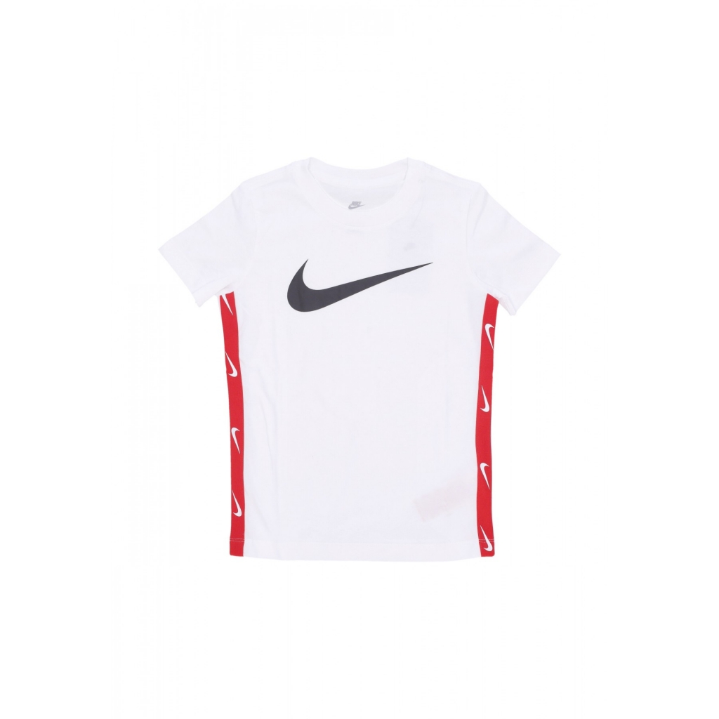 maglietta ragazzo sportswear club+ poly tee WHITE