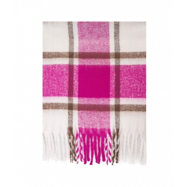 Sciarpa in tartan pink