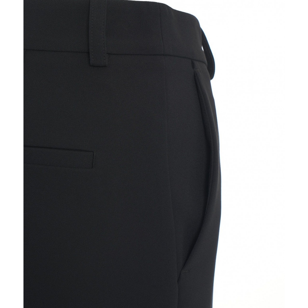 Pantaloni Quimper con zip nero