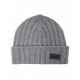 Beanie in maglia grigio chiaro