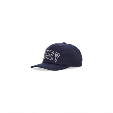 cappellino visiera curva uomo academy 6panel classic snapback NAVY