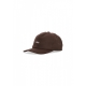 cappellino visiera curva uomo lowercase 6panel classic snapback DARK CHOCOLATE