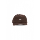 cappellino visiera curva uomo lowercase 6panel classic snapback DARK CHOCOLATE