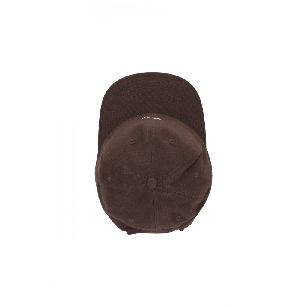 cappellino visiera curva uomo lowercase 6panel classic snapback DARK CHOCOLATE