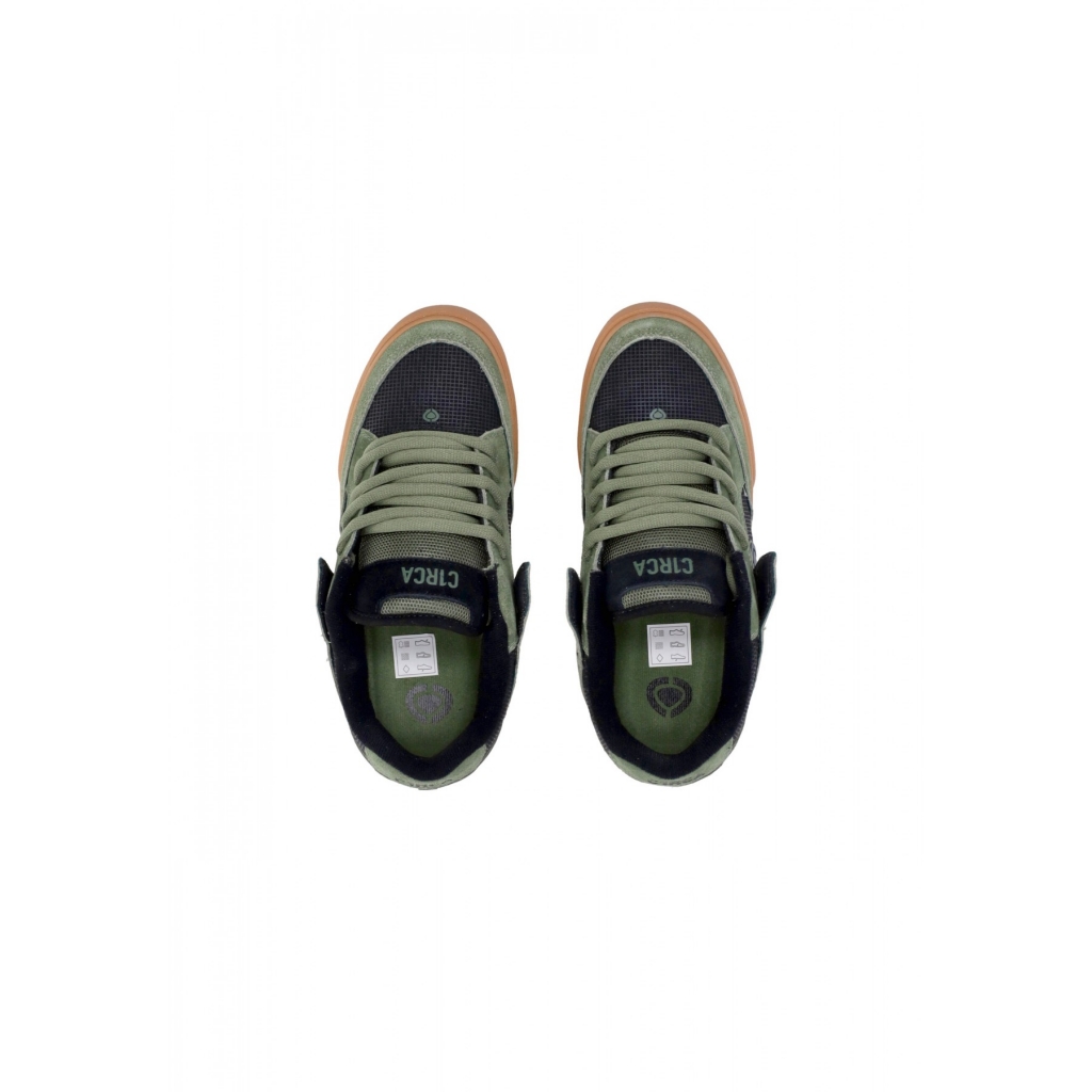 scarpe skate uomo 205 vulc se BLACK/MILITARY GREEN