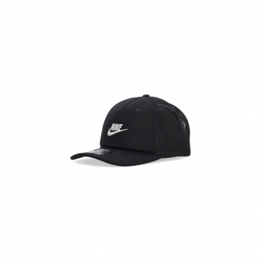 cappellino visiera curva uomo rise structured club future trucker cap BLACK/BLACK/WHITE