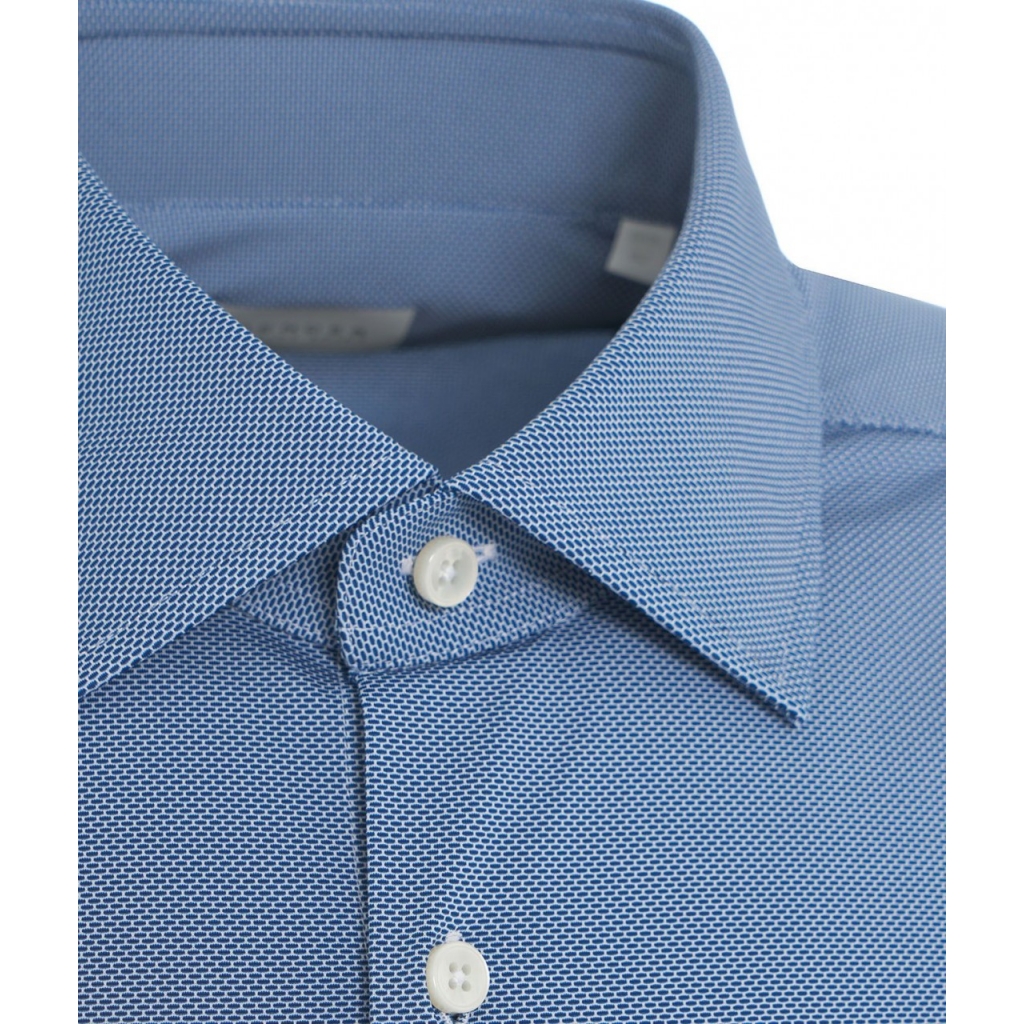 Camicia tailor in tessuto active blu scuro