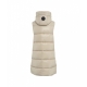 Gilet trapuntato in piuma doca beige